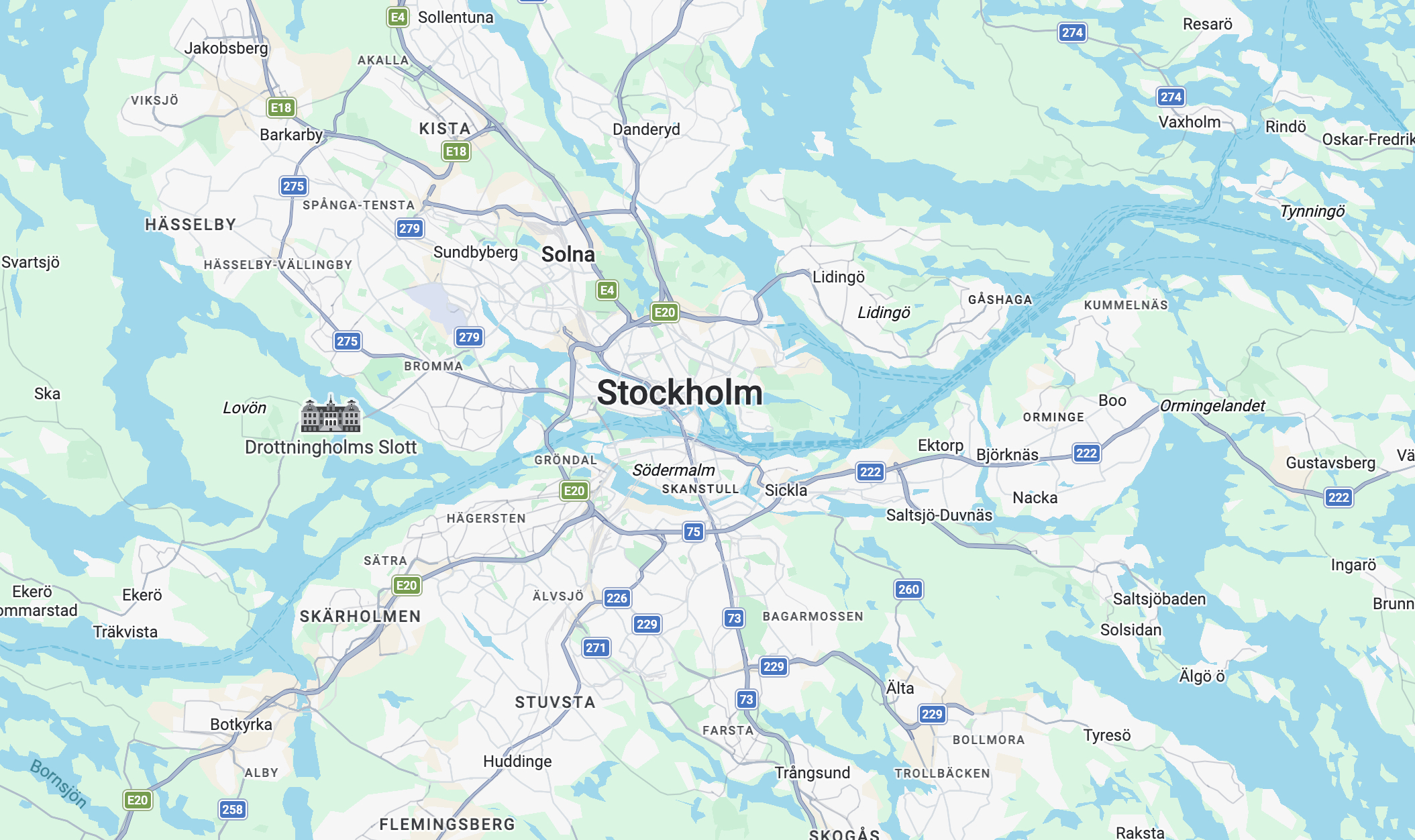 Stockholm map
